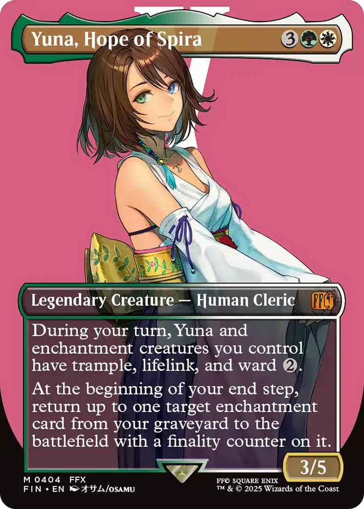Yuna, Hope of Spira (Borderless) [FINAL FANTASY] | Lots Moore NSW
