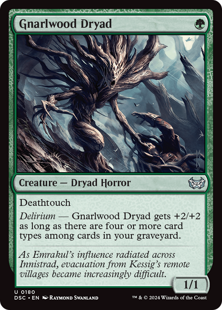 Gnarlwood Dryad [Duskmourn: House of Horror Commander] | Lots Moore NSW