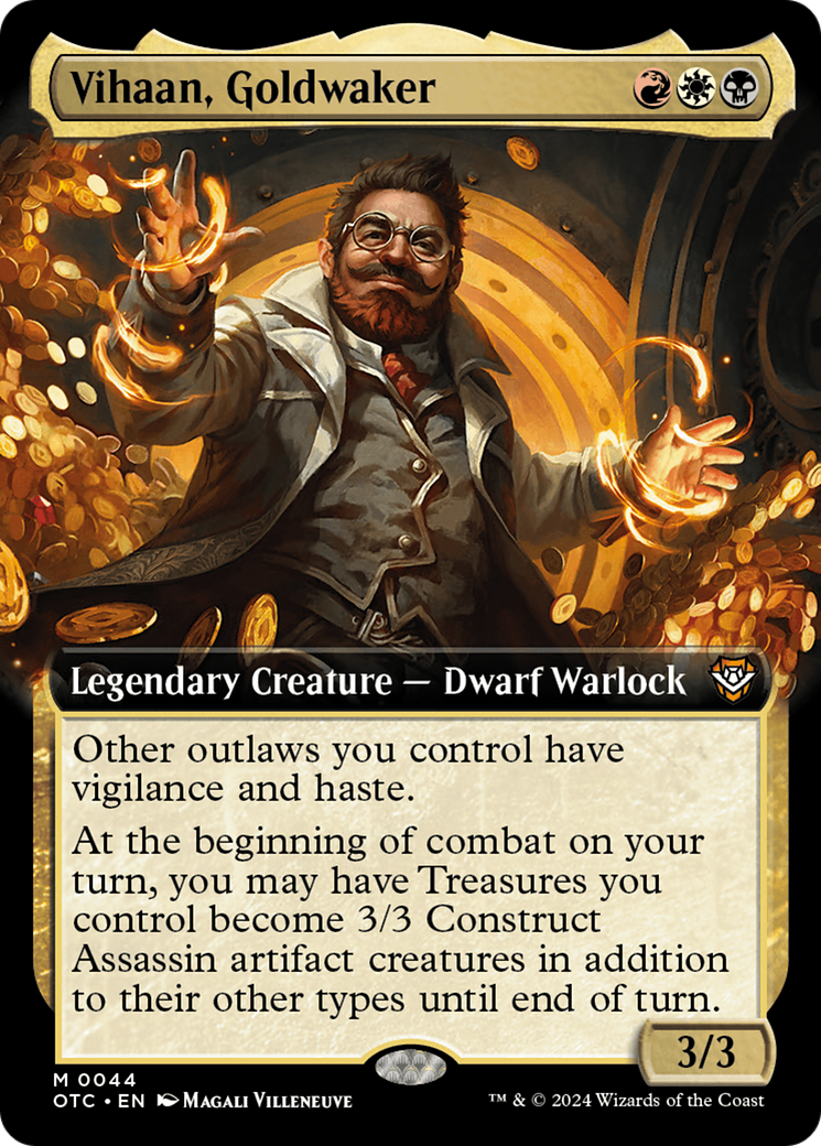 Vihaan, Goldwaker (Extended Art) [Outlaws of Thunder Junction Commander] | Lots Moore NSW