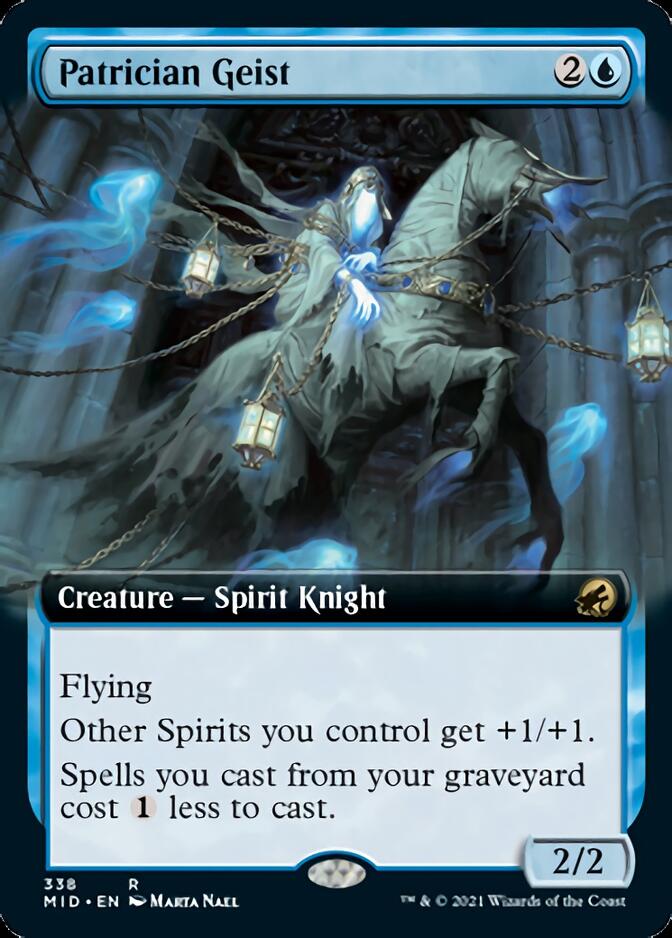 Patrician Geist (Extended Art) [Innistrad: Midnight Hunt] | Lots Moore NSW