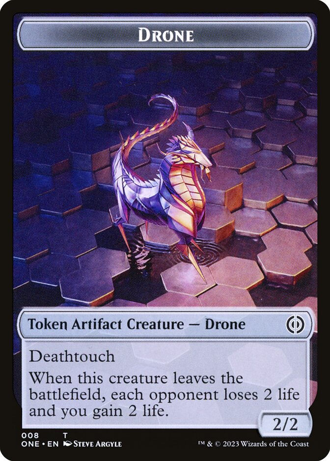 Phyrexian Mite (012) // Drone Double-Sided Token [Phyrexia: All Will Be One Tokens] | Lots Moore NSW