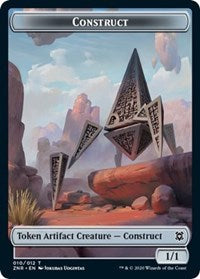 Construct // Drake Double-Sided Token [Zendikar Rising Tokens] | Lots Moore NSW