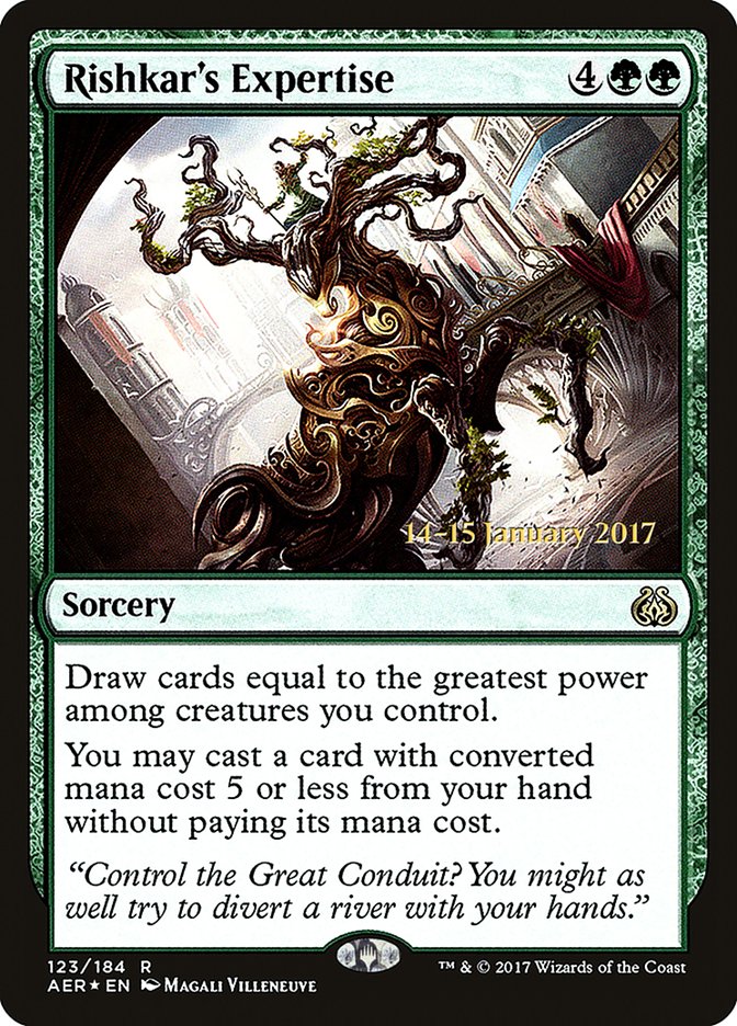 Rishkar's Expertise [Aether Revolt Prerelease Promos] | Lots Moore NSW