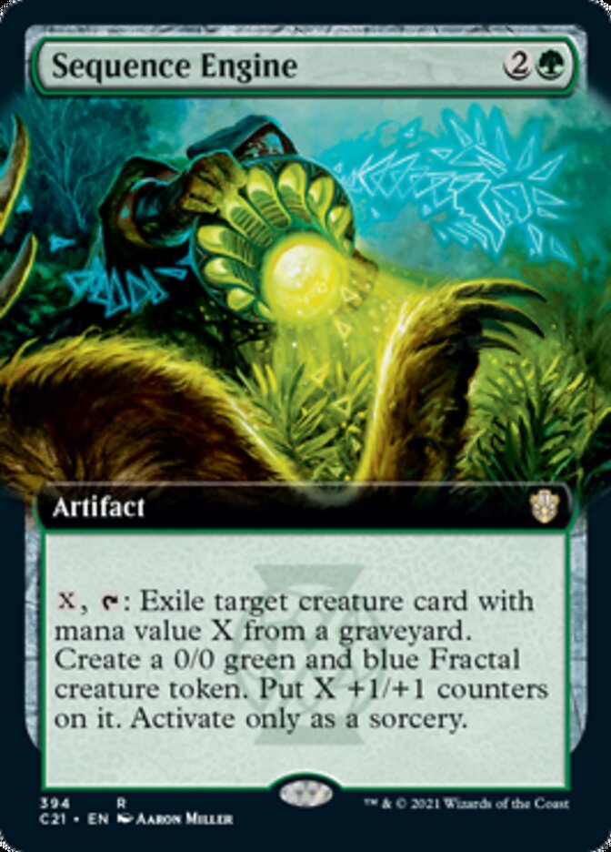 Sequence Engine (Extended Art) [Commander 2021] | Lots Moore NSW