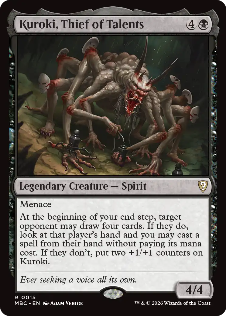 Kuroki, Thief of Talents [Mystery Booster: Commander Edition] | Lots Moore NSW