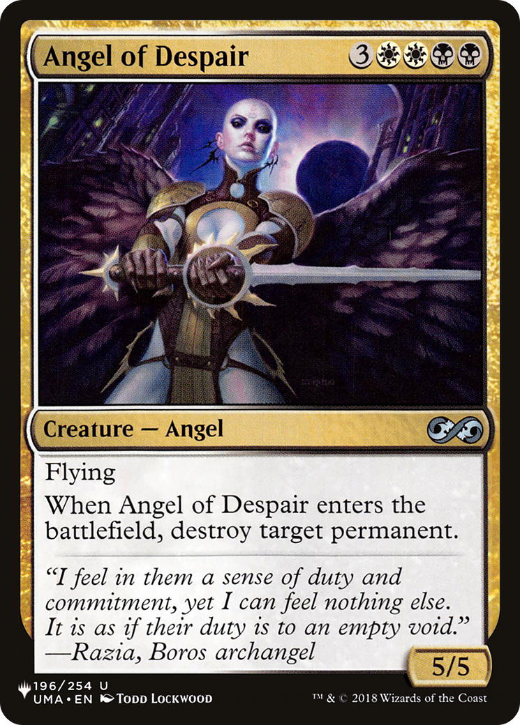 Angel of Despair [The List Reprints] | Lots Moore NSW