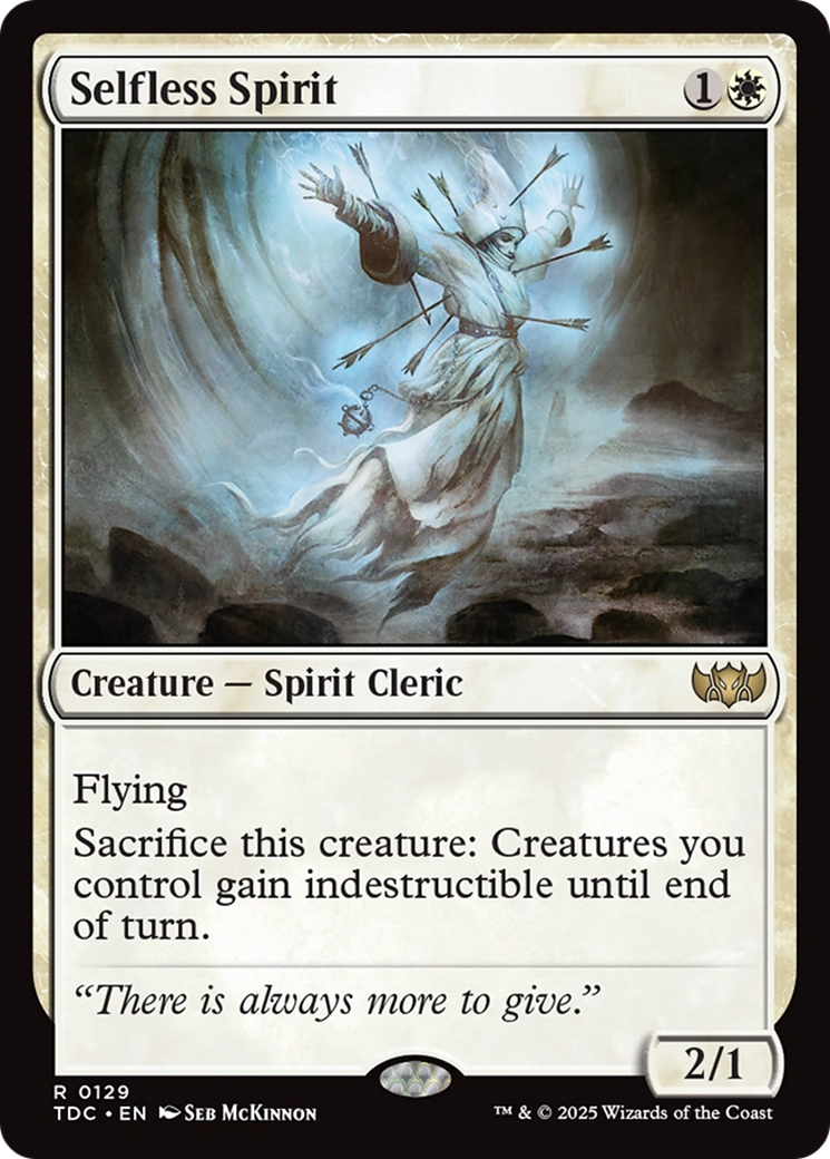 Selfless Spirit [Tarkir: Dragonstorm Commander] | Lots Moore NSW