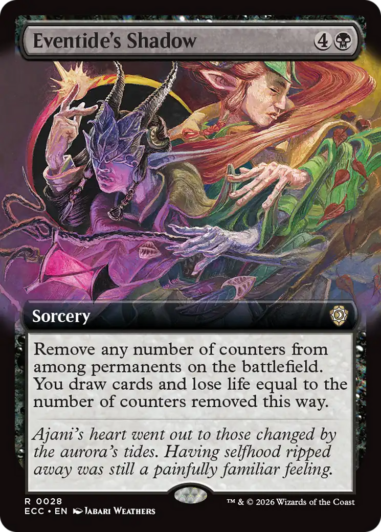 Eventide's Shadow (Extended Art) [Lorwyn Eclipsed Commander] | Lots Moore NSW