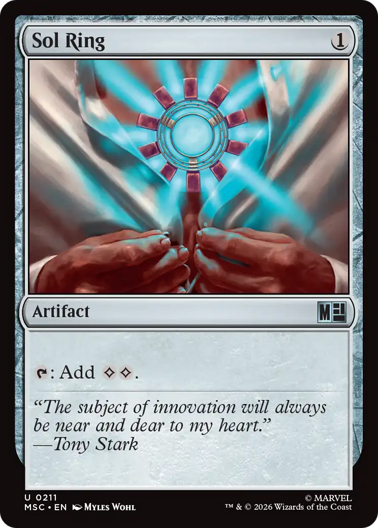 Sol Ring [Marvel Super Heroes Commander] | Lots Moore NSW