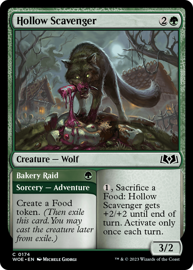 Hollow Scavenger // Bakery Raid [Wilds of Eldraine] | Lots Moore NSW