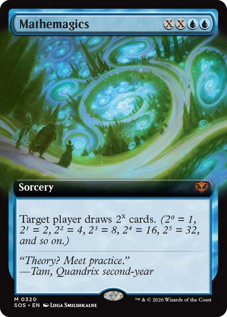 Mathemagics (Extended Art) [Secrets of Strixhaven] Magic: The Gathering | Lots Moore NSW