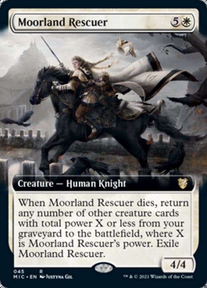 Moorland Rescuer (Extended Art) [Innistrad: Midnight Hunt Commander] | Lots Moore NSW