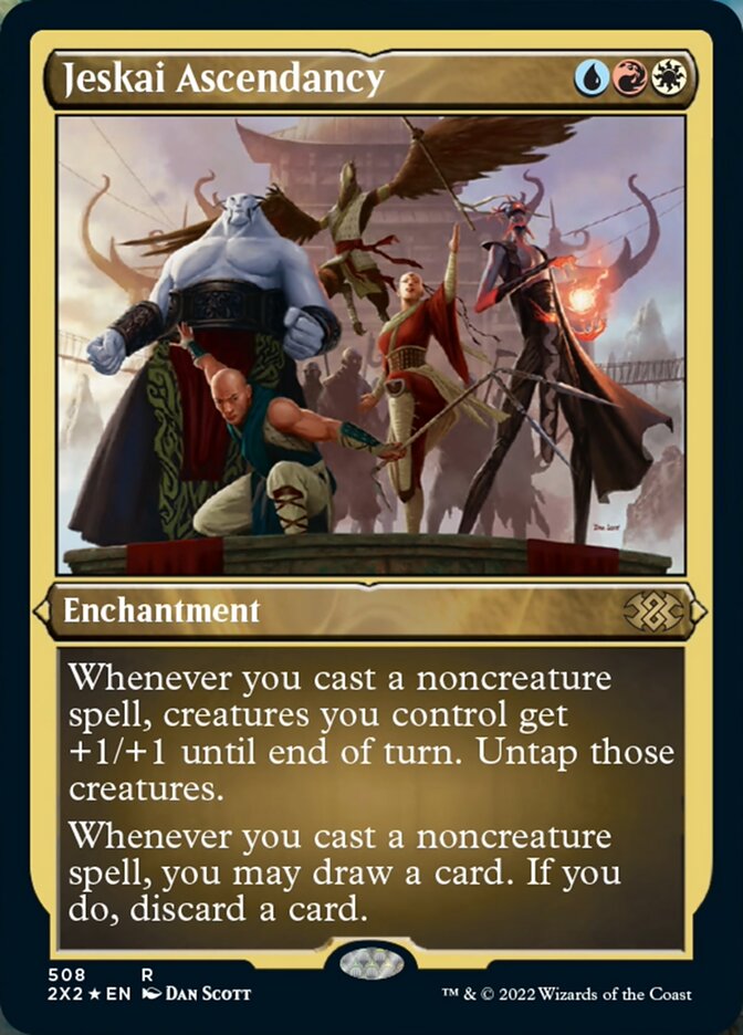 Jeskai Ascendancy (Foil Etched) [Double Masters 2022] | Lots Moore NSW