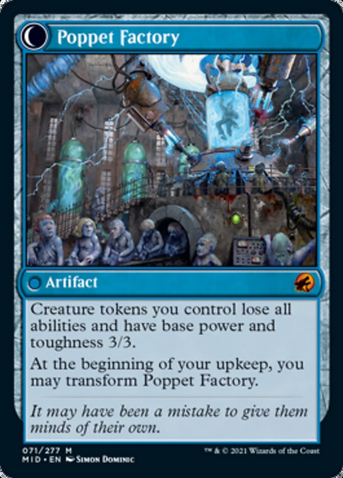 Poppet Stitcher // Poppet Factory [Innistrad: Midnight Hunt] | Lots Moore NSW