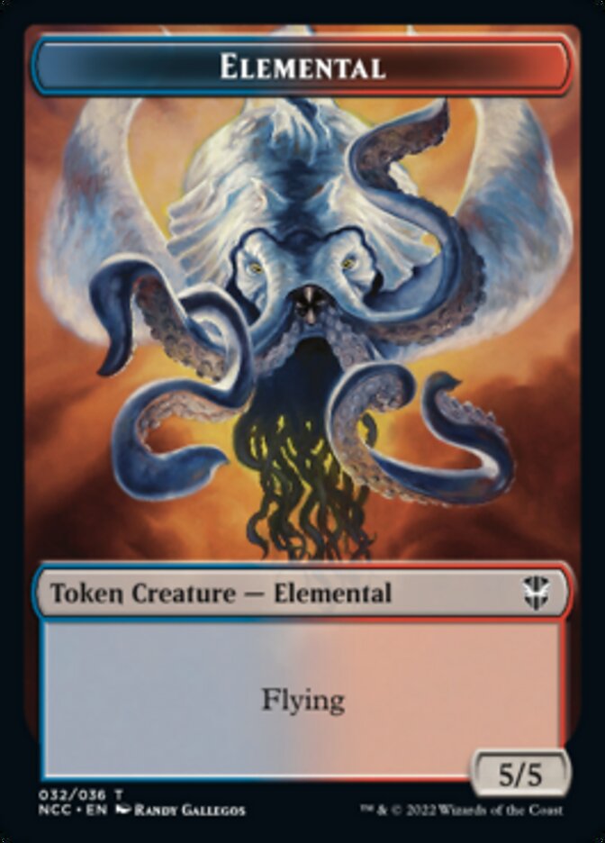 Elemental (032) // Rogue Double-Sided Token [Streets of New Capenna Commander Tokens] | Lots Moore NSW