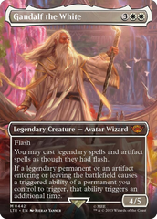 Gandalf the White (Borderless Alternate Art) [The Lord of the Rings: Tales of Middle-Earth] | Lots Moore NSW