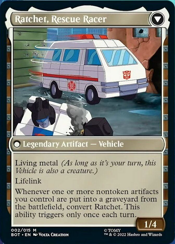 Ratchet, Field Medic // Ratchet, Rescue Racer [Transformers] | Lots Moore NSW