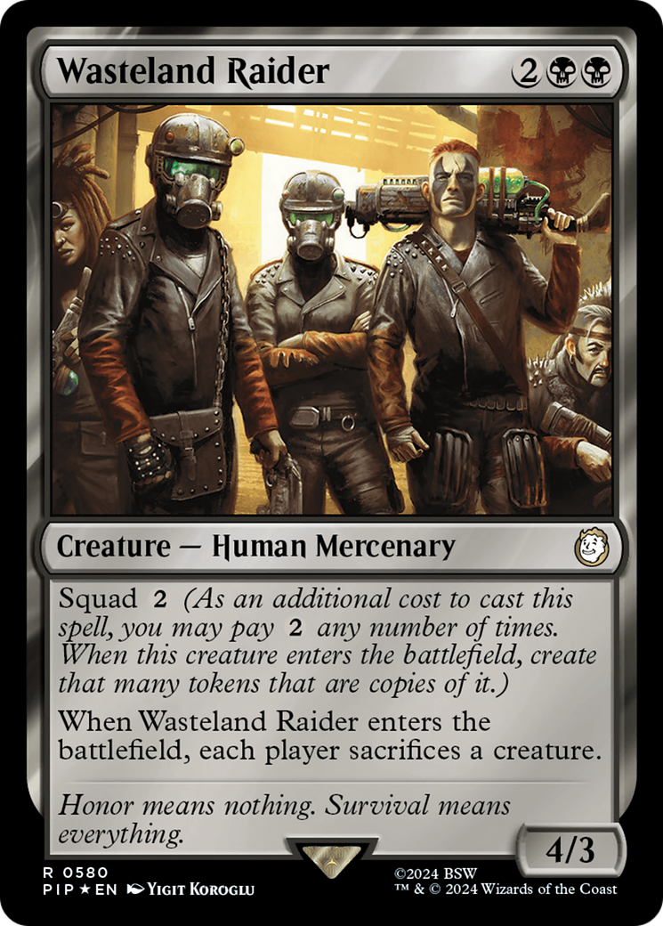 Wasteland Raider (Surge Foil) [Fallout] | Lots Moore NSW