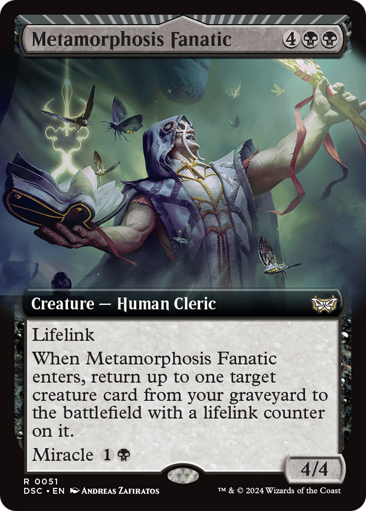 Metamorphosis Fanatic (Extended Art) [Duskmourn: House of Horror Commander] | Lots Moore NSW