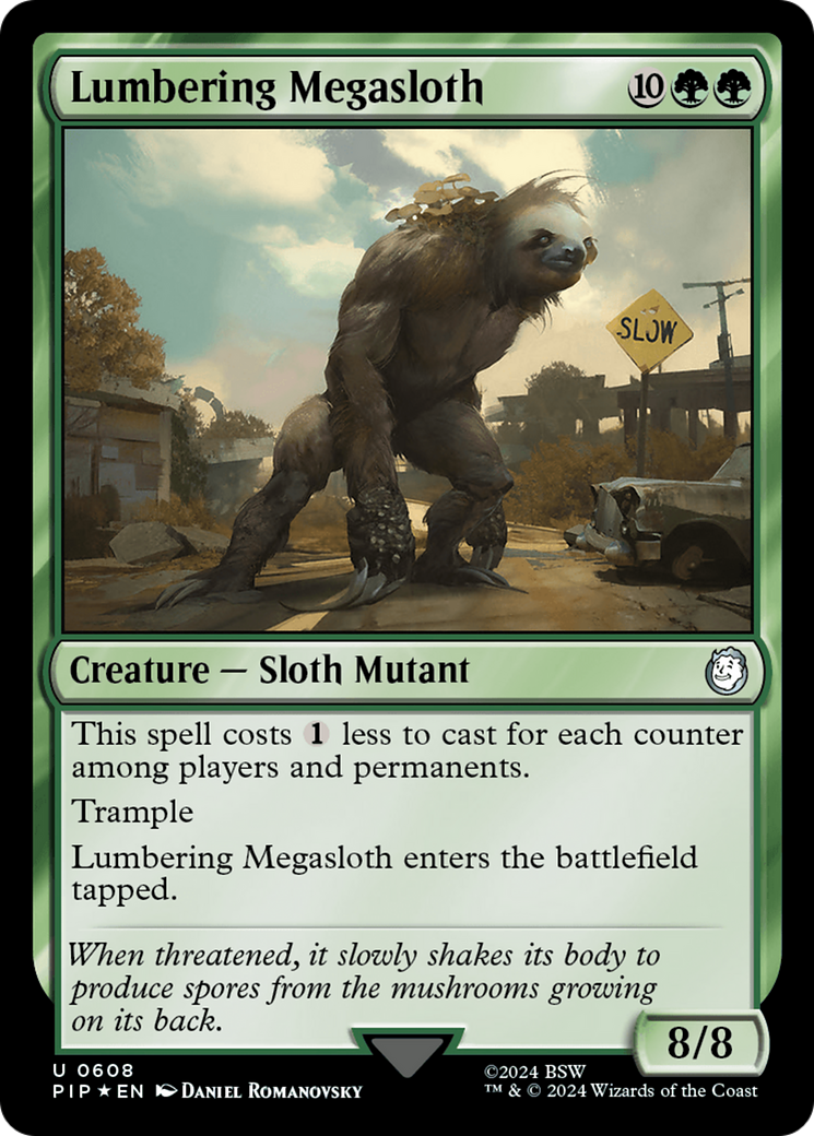 Lumbering Megasloth (Surge Foil) [Fallout] | Lots Moore NSW