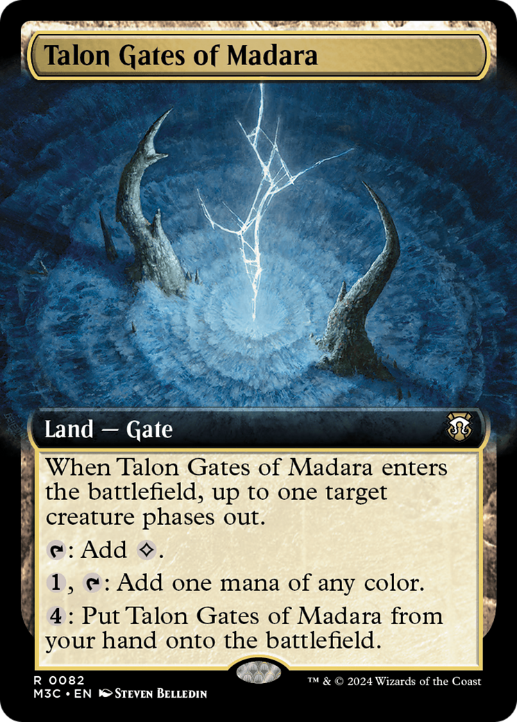 Talon Gates of Madara (Extended Art) (Ripple Foil) [Modern Horizons 3 Commander] | Lots Moore NSW