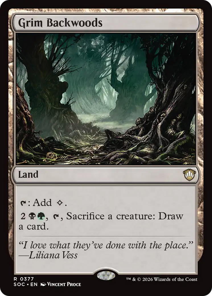 Grim Backwoods [Secrets of Strixhaven Commander] | Lots Moore NSW