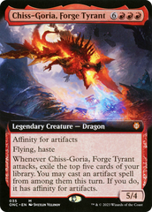 Chiss-Goria, Forge Tyrant (Extended Art) [Phyrexia: All Will Be One Commander] | Lots Moore NSW