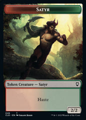 Satyr // Beast Double-Sided Token [Commander Legends: Battle for Baldur's Gate Tokens] | Lots Moore NSW