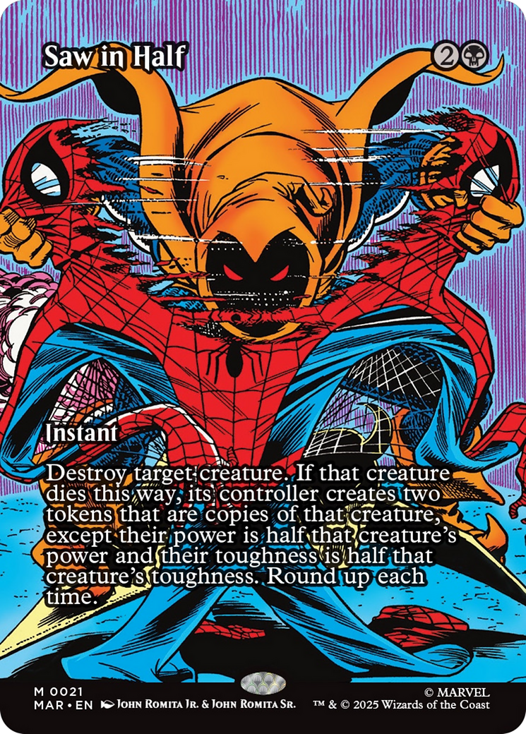 Saw in Half (Borderless) [Marvel Universe: Eternal-Legal] | Lots Moore NSW