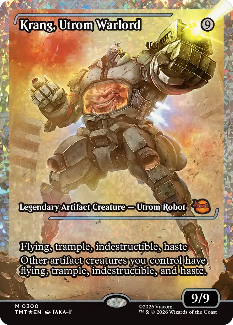 Krang, Utrom Warlord (Showcase) (Fracture Foil) [Teenage Mutant Ninja Turtles] | Lots Moore NSW