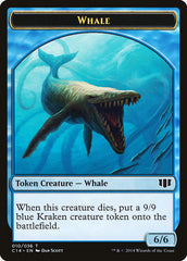 Whale // Zombie (011/036) Double-Sided Token [Commander 2014 Tokens] | Lots Moore NSW