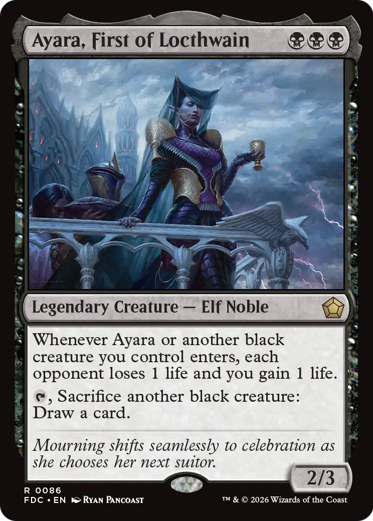 Ayara, First of Locthwain [Foundations Commander] | Lots Moore NSW