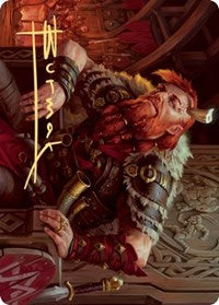 Arni Brokenbrow Art Card (Gold-Stamped Signature) [Kaldheim Art Series] | Lots Moore NSW