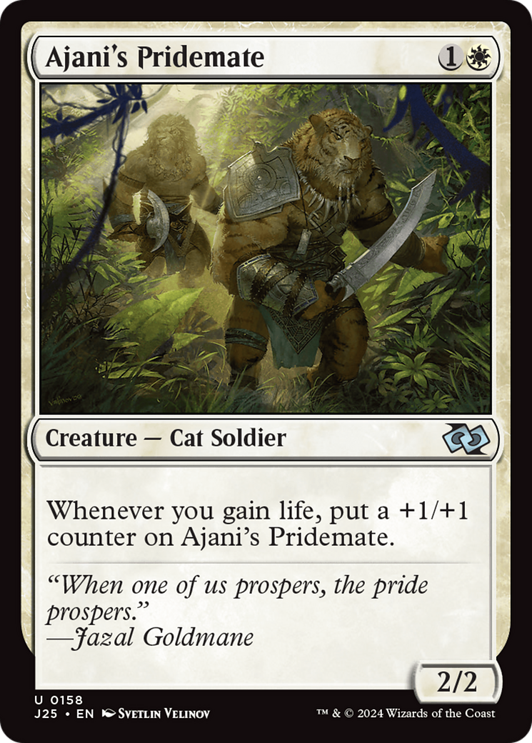 Qala, Ajani's Pridemate (Anime) [Foundations Jumpstart] | Lots Moore NSW