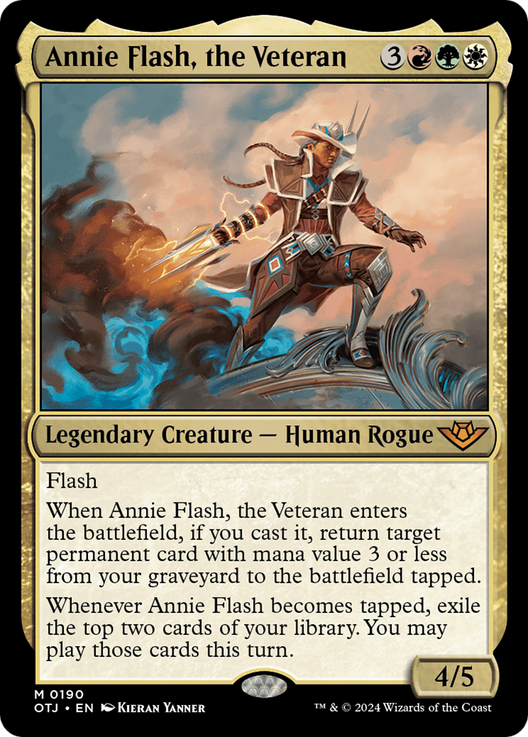 Annie Flash, the Veteran [Outlaws of Thunder Junction] | Lots Moore NSW