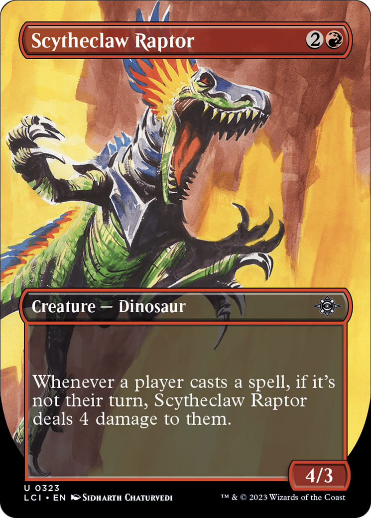 Scytheclaw Raptor (Borderless) [The Lost Caverns of Ixalan] | Lots Moore NSW