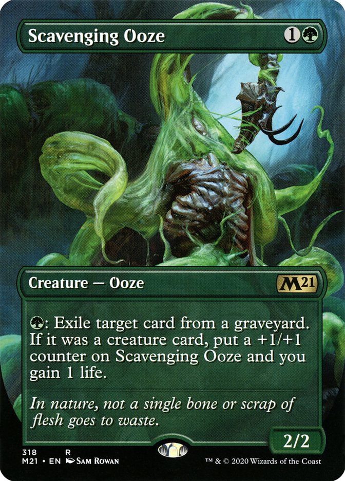Scavenging Ooze (Borderless Alternate Art) [Core Set 2021] | Lots Moore NSW