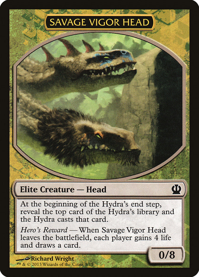 Savage Vigor Head [Theros Face the Hydra] | Lots Moore NSW
