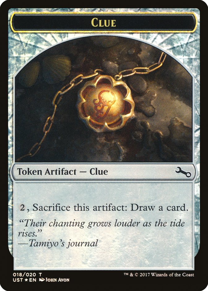 Clue // Clue Double-Sided Token [Unstable Tokens] | Lots Moore NSW