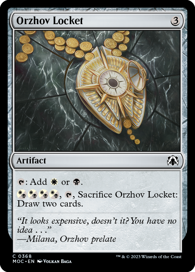 Orzhov Locket [March of the Machine Commander] | Lots Moore NSW