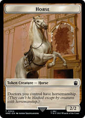 Horse // Clue (0022) Double-Sided Token [Doctor Who Tokens] | Lots Moore NSW