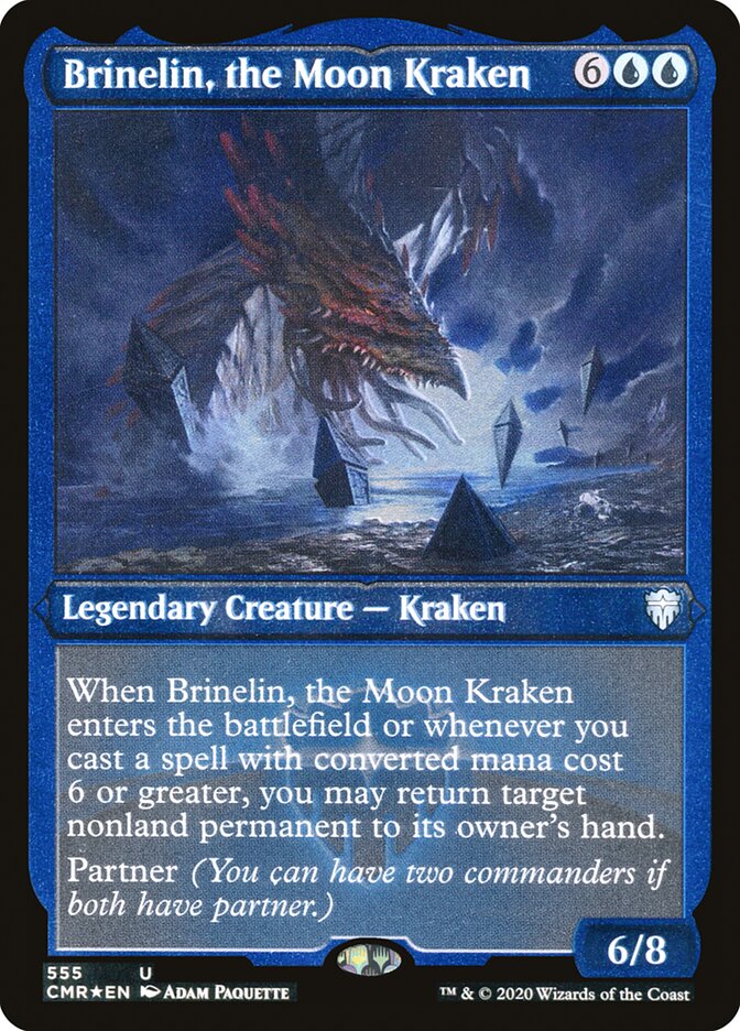 Brinelin, the Moon Kraken (Etched) [Commander Legends] | Lots Moore NSW