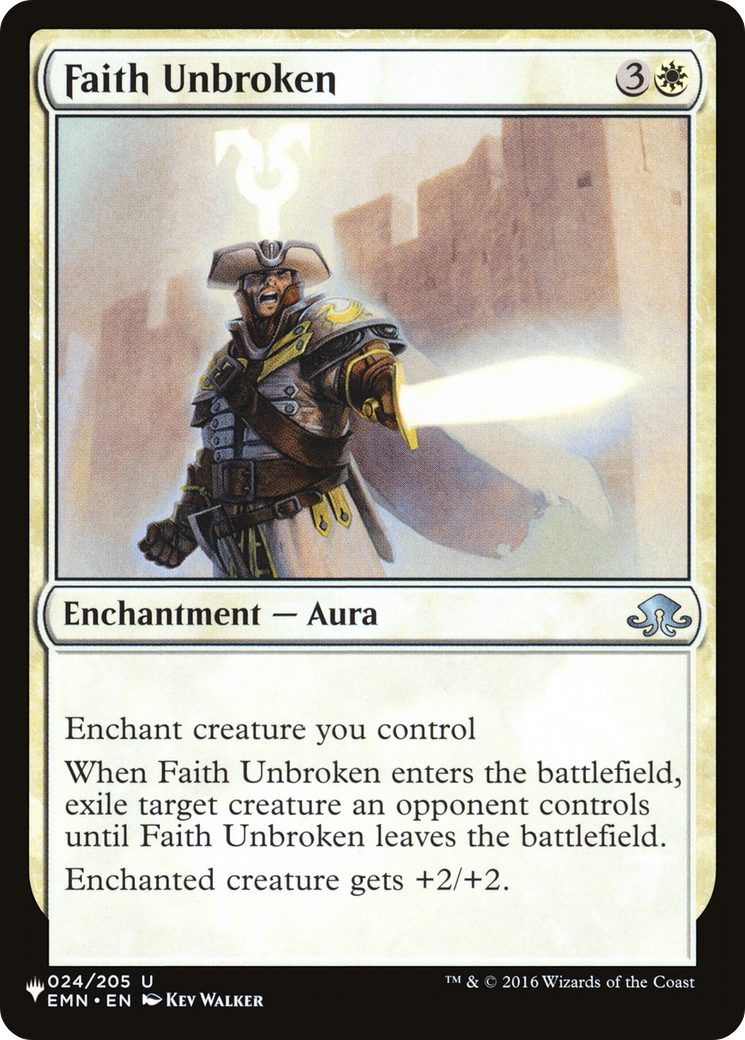 Faith Unbroken [The List Reprints] | Lots Moore NSW