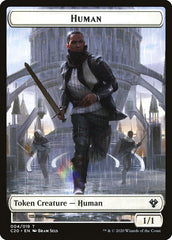 Human // Treasure Double-Sided Token [Commander 2020 Tokens] | Lots Moore NSW