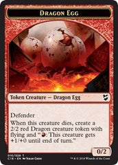 Dragon Egg // Dragon Double-Sided Token [Commander 2018 Tokens] | Lots Moore NSW