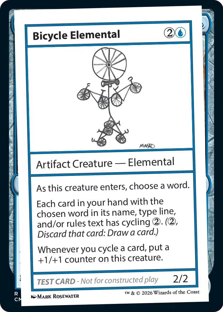 Bicycle Elemental [Mystery Booster Playtest Cards] | Lots Moore NSW