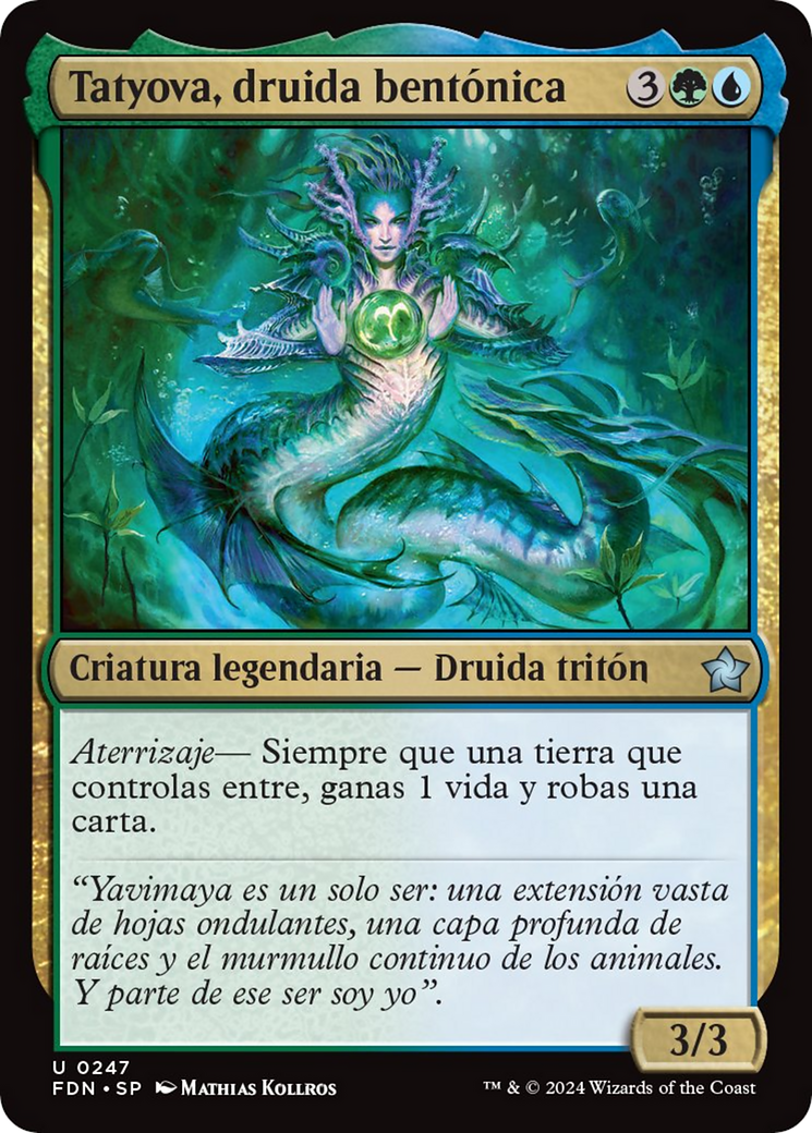 Tatyova, Benthic Druid [Foundations] | Lots Moore NSW