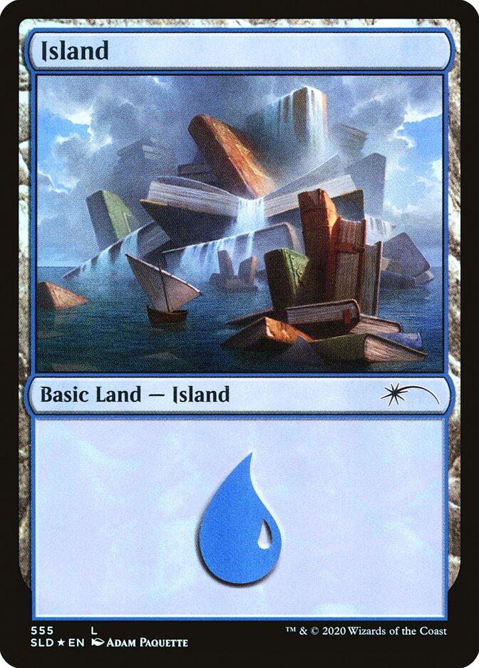 Island (Well Read) (555) [Secret Lair Drop Promos] | Lots Moore NSW