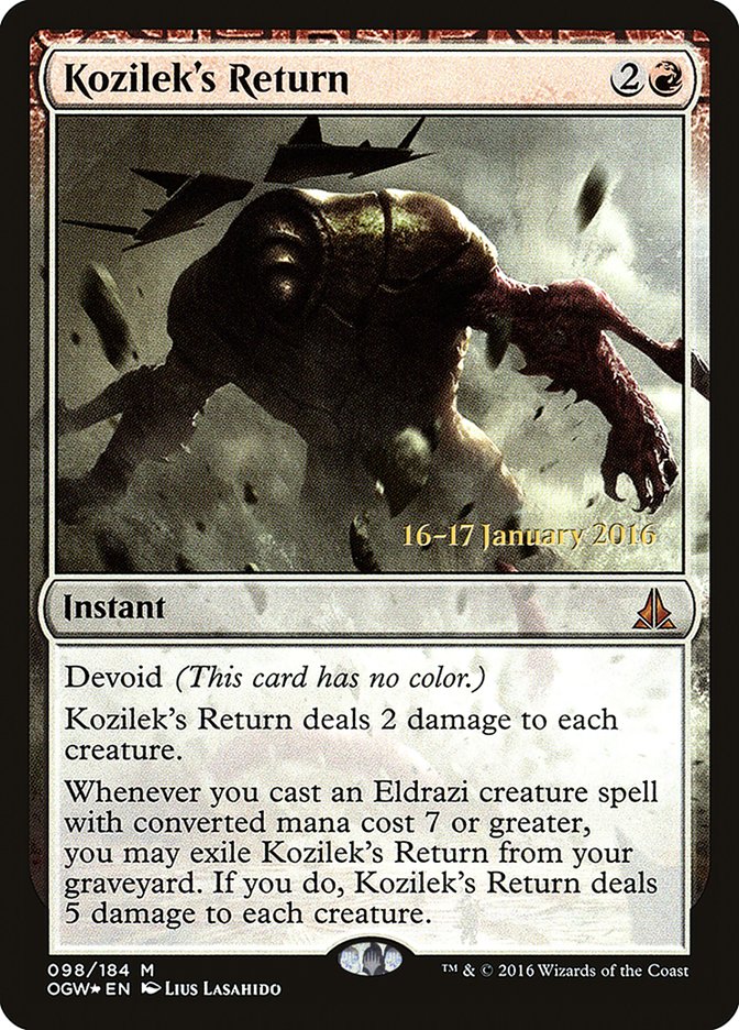 Kozilek's Return [Oath of the Gatewatch Prerelease Promos] | Lots Moore NSW