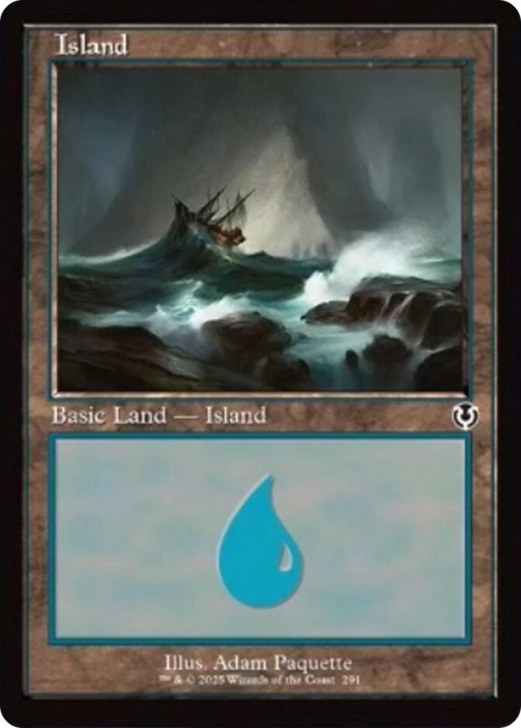 Island (291) (Retro Frame) [Innistrad Remastered] | Lots Moore NSW